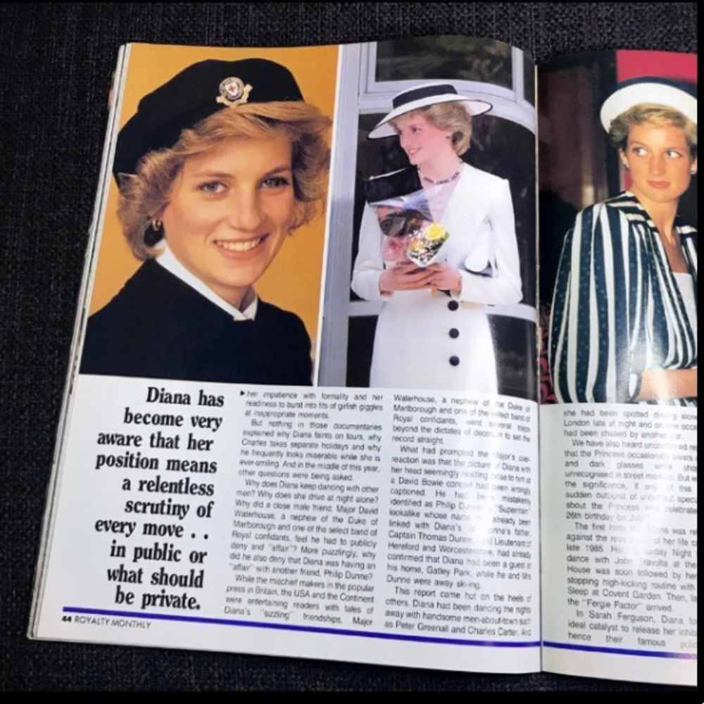 Vintage Princess Diana Magazine